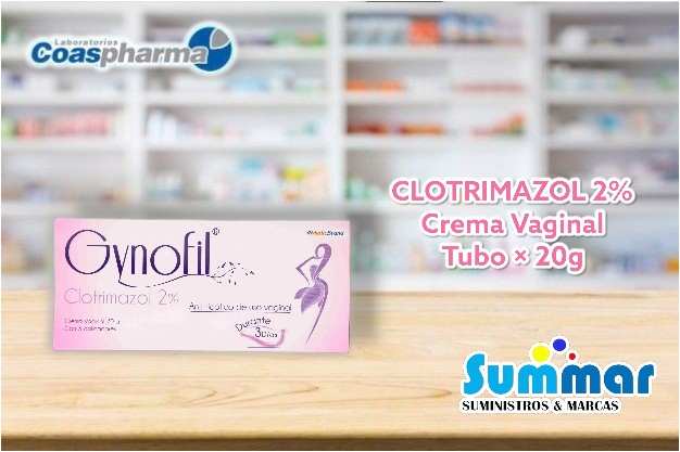 Gynofil 2% Crema Vaginal Tubo x 20g (Clotrimazol) MEDICBRAND