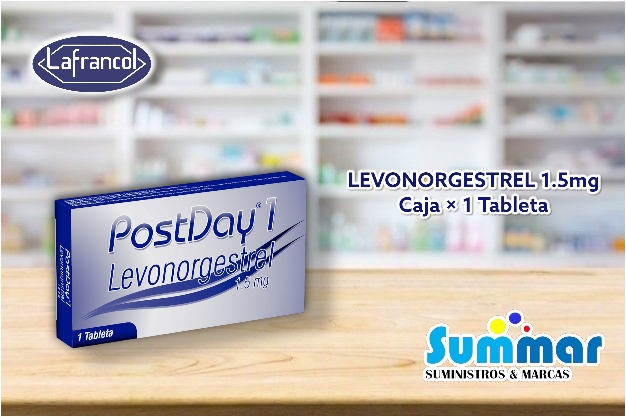 PostDay 1.5mg Caja x 1 Tableta (Levonorgestrel) LAFRANCOL