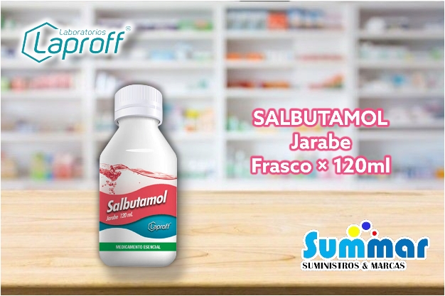 Salbutamol 2mg/5ml Jarabe Frasco x 120ml LAPROFF