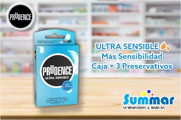 Preservativo Prudence Ultra Sensible Caja x 3 Unidades DKT