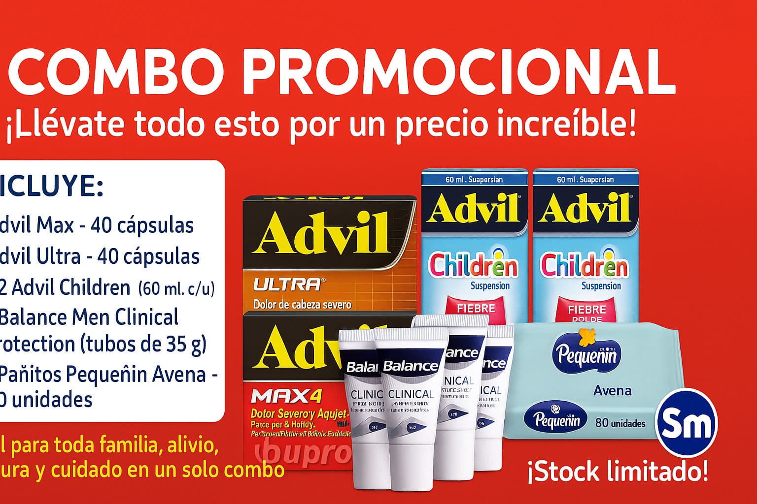 Combo promocional Advil