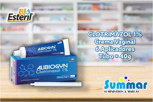 Alibiogyn® 1% Crema Vaginal Tubo x 40g (Clotrimazol) BIO ESTERIL