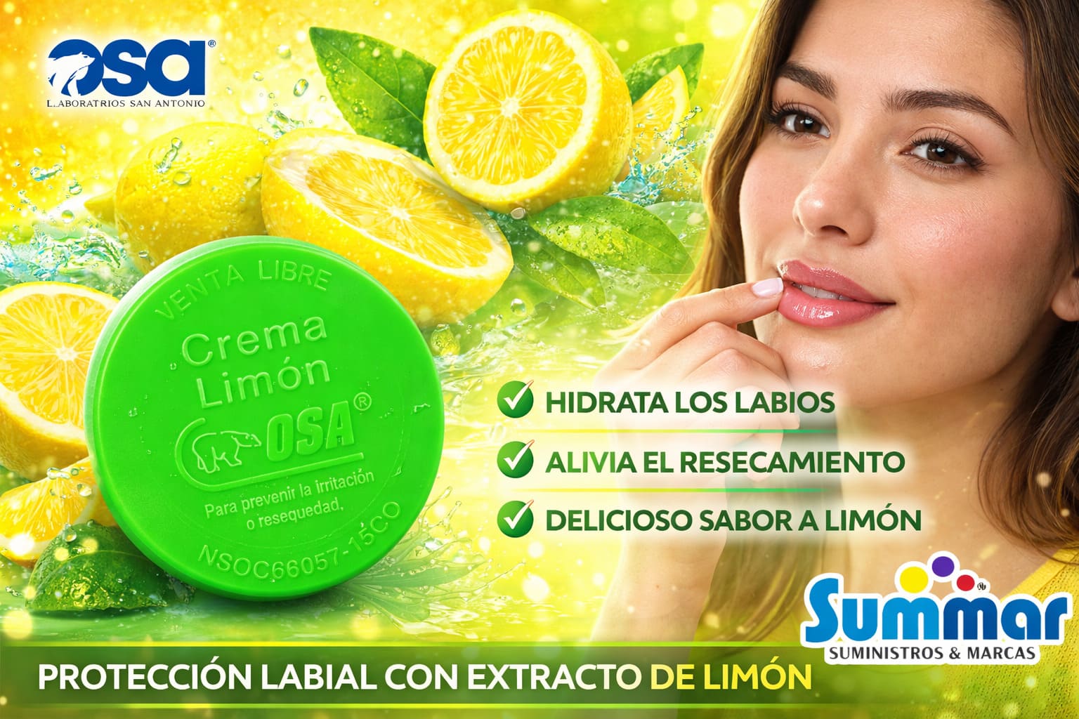 Crema de Limón Pote x 5g OSA