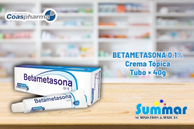 Betameasona 0.1% Crema Tópica Tubo x 40g COASPHARMA