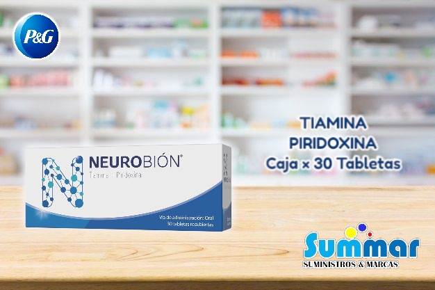 Neurobion® Caja x 30 Tabletas (Tiamina + Piridoxina) PROCTER & GAMBLE COLOMBIA