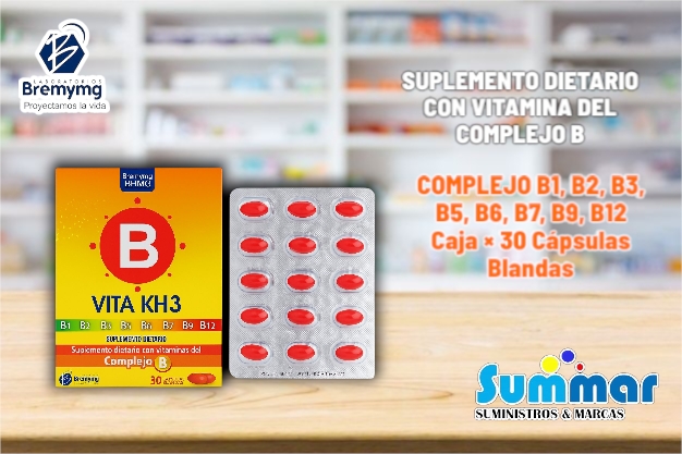 Vita KH3 Complejo B Caja x 30 Capsulas BREMYMG