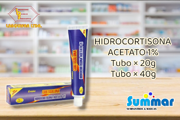 Cortisolona Crema Tópica Tubo x 40g (Hidrocortisona) LABQUIFAR