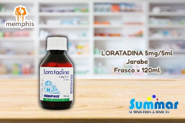 Loratadina 5mg/5ml Frasco 100ml MEMPHIS