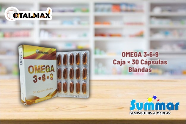 Omega 3 • 6 • 9 Caja x 30 Capsulas Blandas TOTALMAX