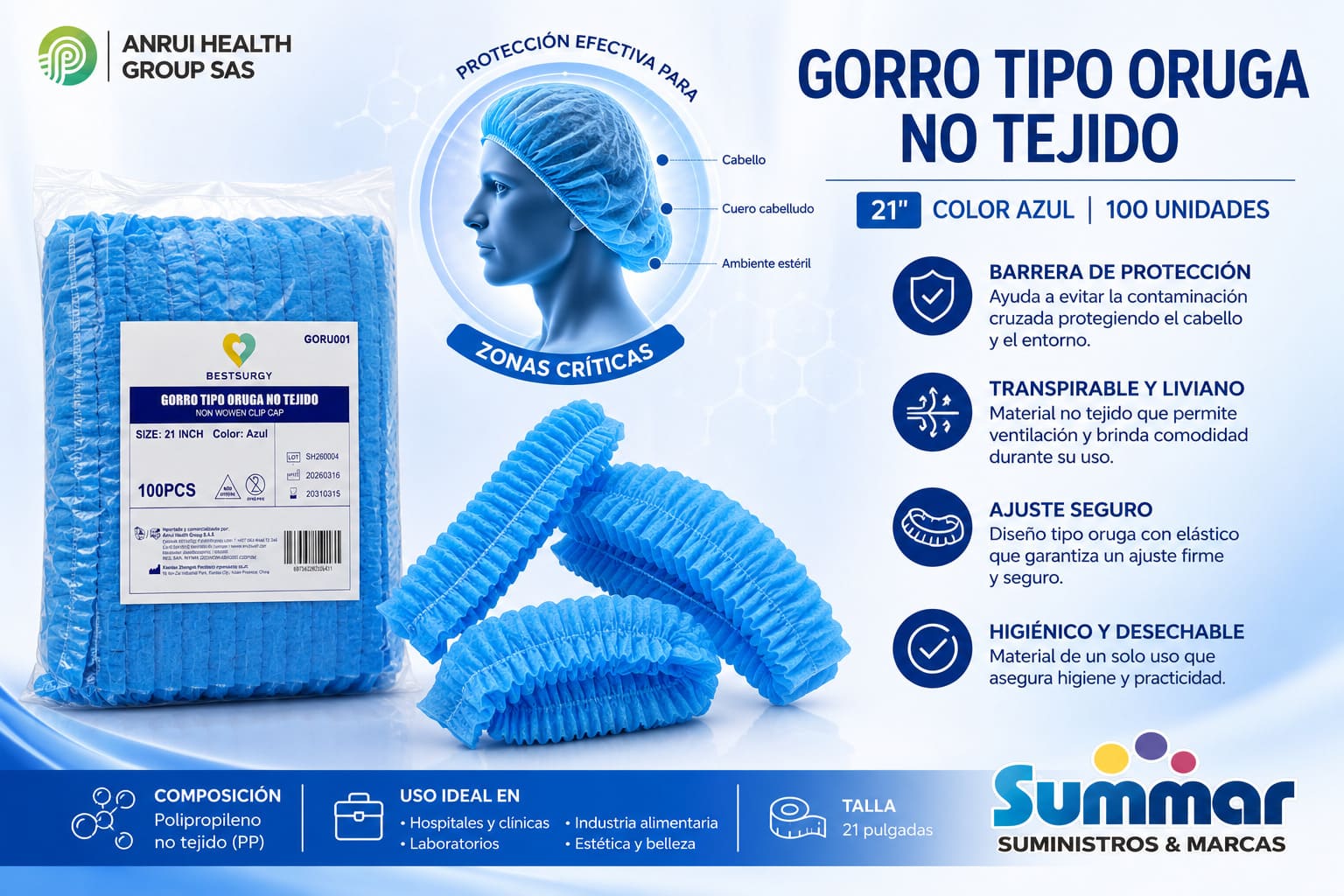 Gorro Tipo Oruga 21