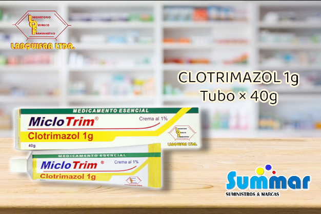 Miclotrim 1g Tubo x 40g (Clotrimazol) LABQUIFAR