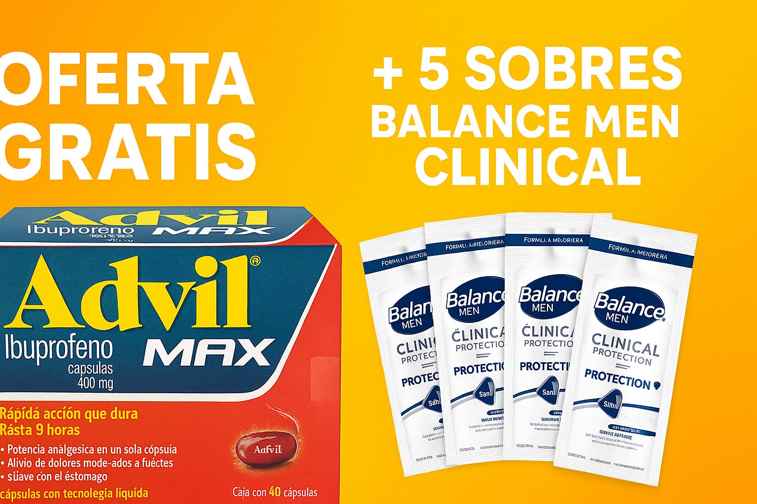 Advil Max Caja x 40 Cápsulas (Ibuprofeno) PFIZER