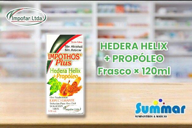 Impothos pluss Frasco x 120ml (Hedera Helix Propoleo) IMPOFAR