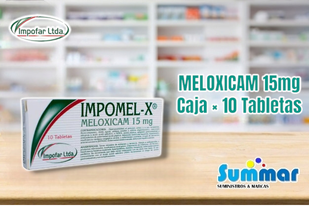 Impomel-X 15mg Caja x 10 Tabletas (Meloxicam) IMPOFAR