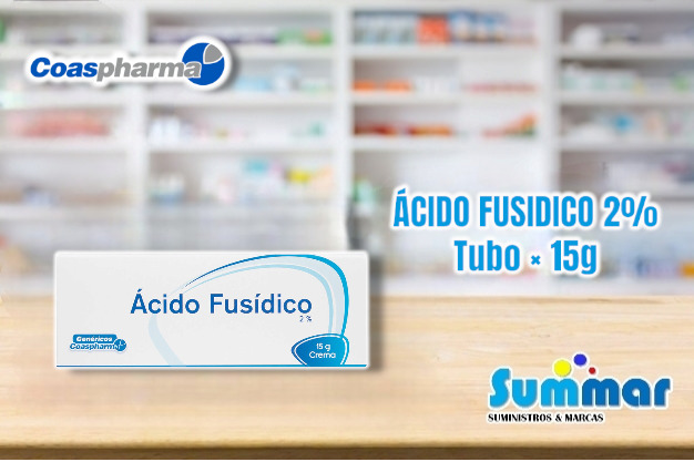 Acido Fusidico crema Tópico Tubo x 15g COASPHARMA