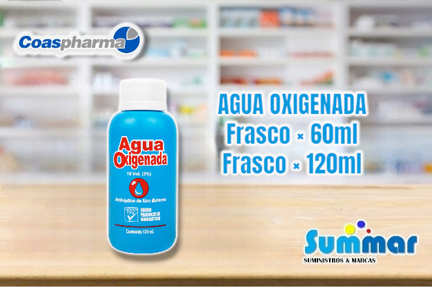 Agua Oxigenada Frasco x 60ml COASPHARMA