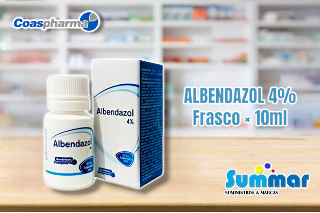 Albendazol 4% Frasco x 10ml COASPHARMA