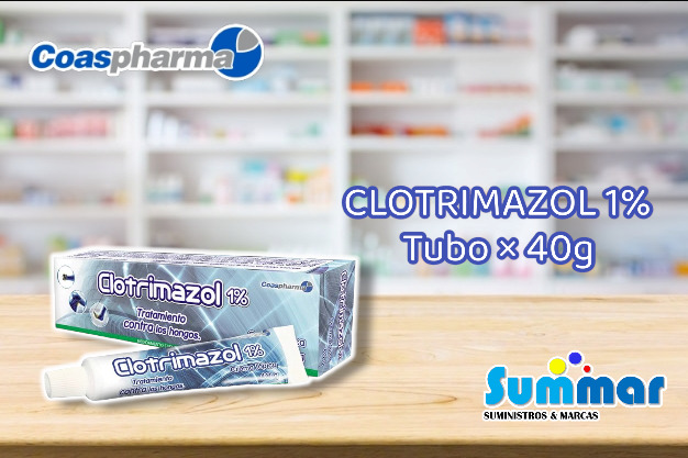 Clotrimazol Crema Tópica 1% Tubo x 40g COASPHARMA