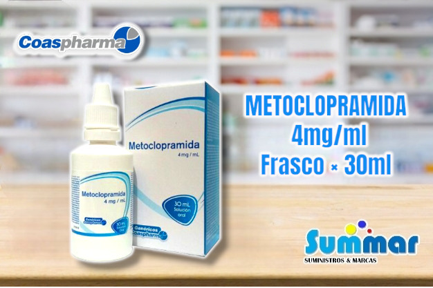 Metoclopramida 4mg/ml Frasco x 30ml COASPHARMA