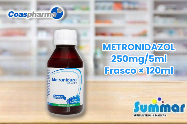 Metronidazol 250mg/5ml Frasco x 120ml COASPHARMA