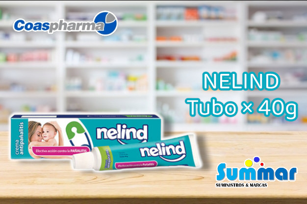 Nelind Crema Antipañalitis Tubo x 40g (Nistatina Oxido de Zinc) COASPHARMA