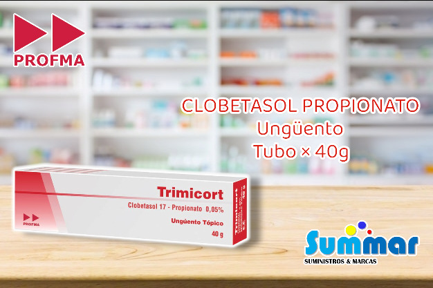 Trimicort Ungüento 0.05% Tubo x 40g (Clobetazol Propionato) PROFMA