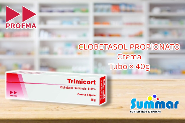 Trimicort Crema 0.05% Tubo x 40g (Clobetazol Propionato) PROFMA