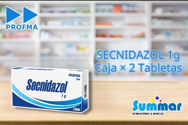 Secnidazol 1g Caja x 2 Tabletas PROFMA