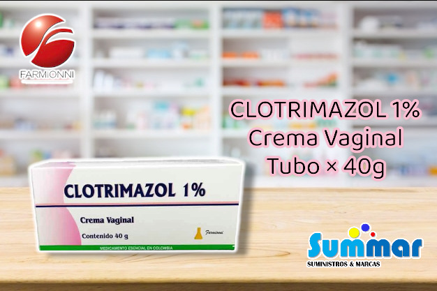 Clotrimazol Crema Vaginal 1% Tubo x 40g FARMIONNI