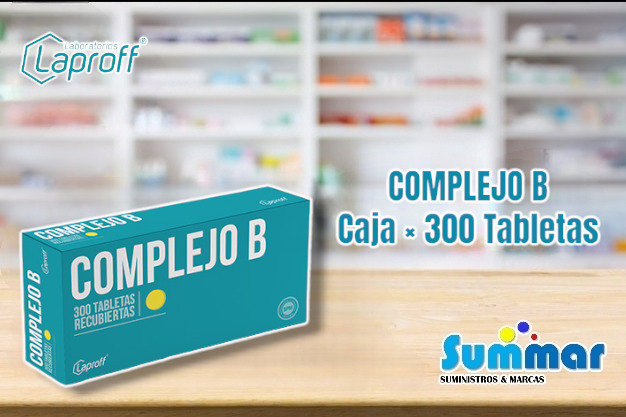 Complejo B Caja x 300 Tabletas LAPROFF