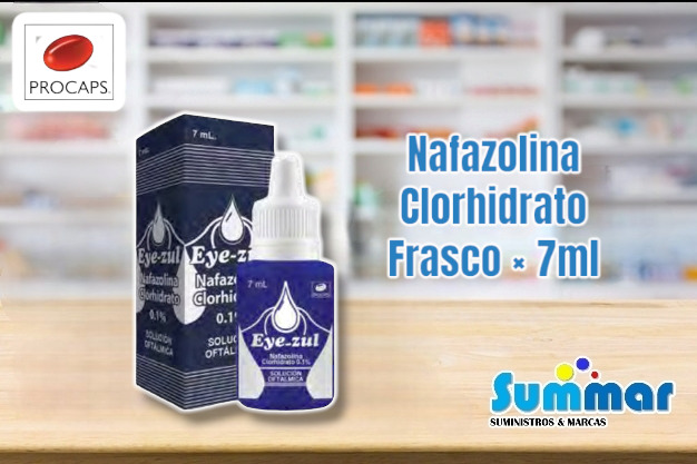 Eye-zul Solución Oftálmica frasco x 7ml (Nafazolina Clorhidrato) PROCAPS