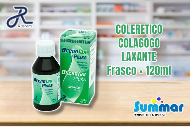 Drenolax Pluss Frasco x 120ml (Coleretico Colagogo Laxante) RUECAM