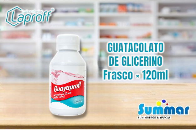 Guayaproff Frasco x 120ml (Guayacolato de Glicerino) LAPROFF