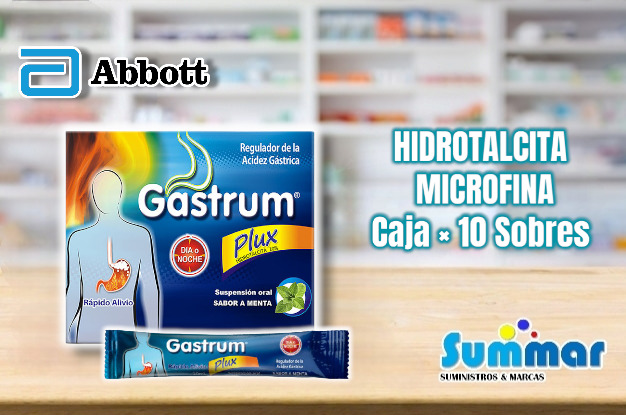 Gastrum Plux Caja x 10 Saches (Hidrotalcita Microfina) LAFRANCOL