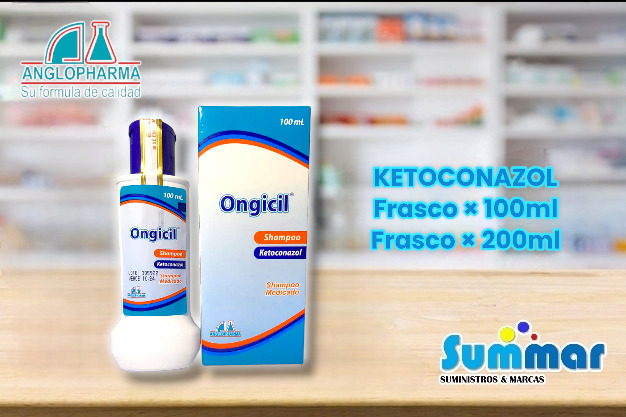 Ongicil Frasco x 200ml (Ketoconazol) ANGLOPHARMA