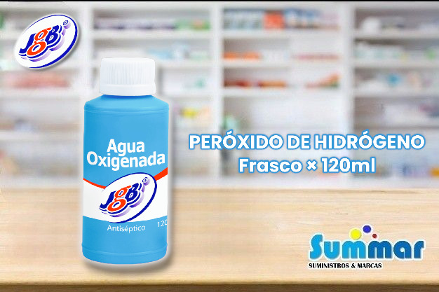 Agua Oxigenada Frasco x 120ml JGB