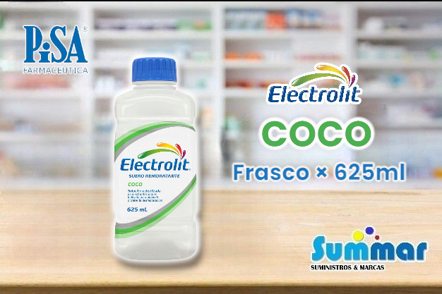 Electrolit Suero Rehidratante Coco Frasco × 625ml PISA