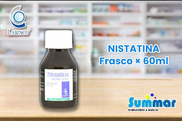 Nistatina 100.000 UI/ML Suspensión Frasco 60ml LABINCO