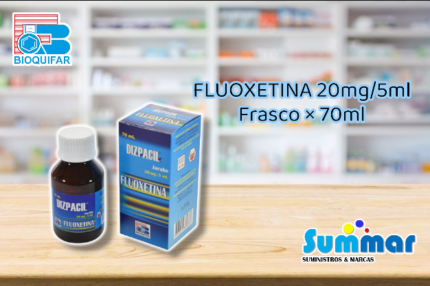 Dizpacil 20mg/5ml Frasco x 70ml (Fluoxetina) BIOQUIFAR