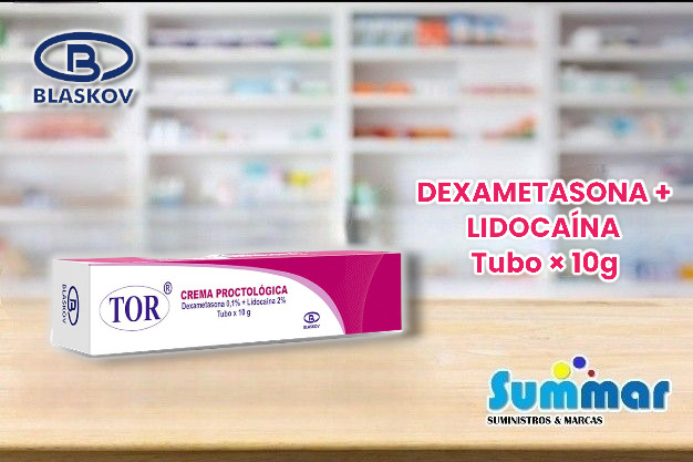 Tor Crema Proctológica Tubo x 10g (Dexametasona Lidocaina) BLASKOV