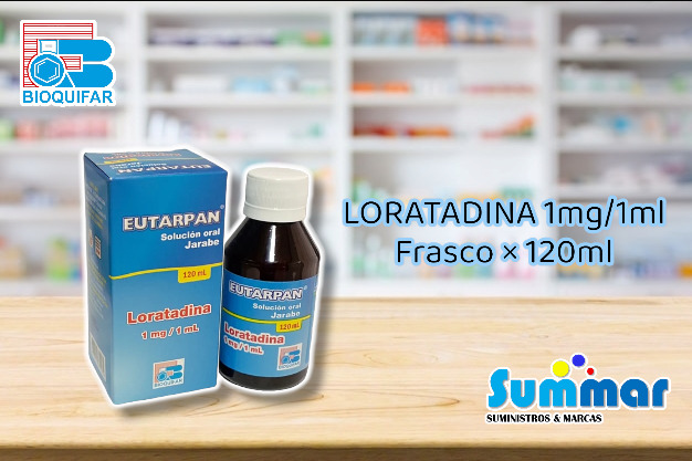 Eutarpan 1mg/1ml Frasco x 100ml (Loratadina) BIOQUIFAR