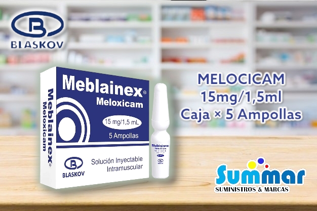 Meblainex 15mg Caja x 5 Ampollas (Meloxicam) BLASKOV