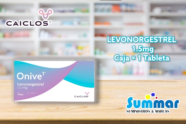 Onive 1 Caja x 1 Tableta (Levonorgestrel) CAICLOS