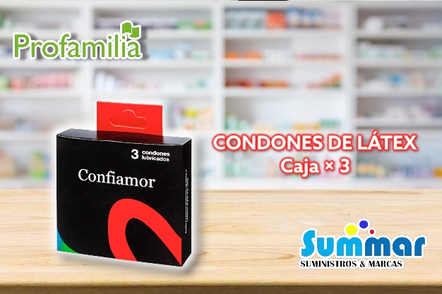 Preservativo Confiamor x 3 Unidades PROFAMILIA