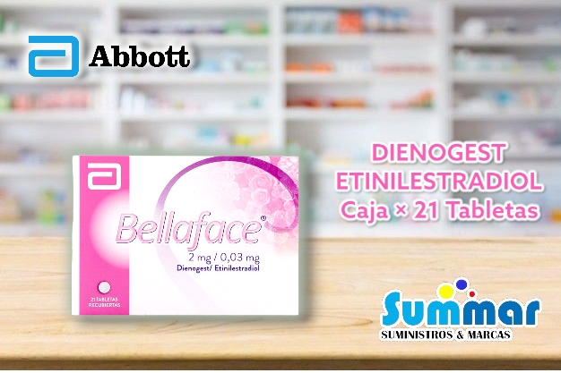 Bellaface Caja x 21 Tabletas (Dienogest Etinilestradiol) ABBOTT