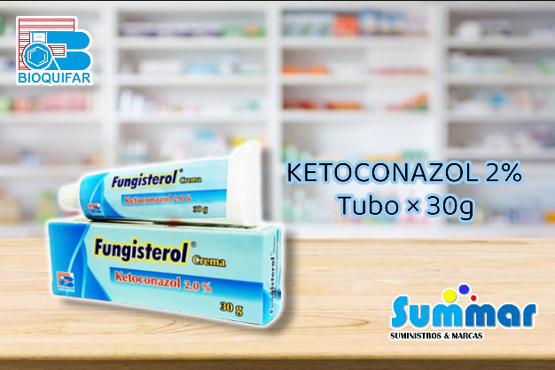 Fungisterol 2% Tubo x 30g (Ketoconazol) BIOQUIFAR