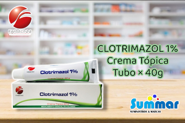 Clotrimazol Crema Tópica 1% Tubo x 40g FARMIONNI