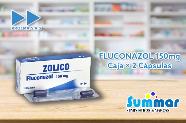 Zolico 150mg Caja x 2 Cápsulas (Fluconazol) PROFMA