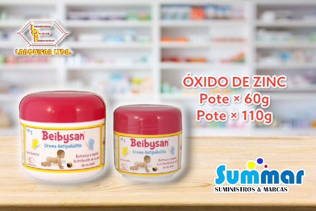 Beibysan Crema Antipañalitis Tarro x 110g LABQUIFAR