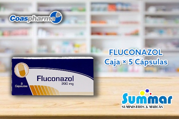 Fluconazol 200mg Caja x 5 Cápsulas COASPHARMA